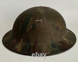 WWI Doughboy Helmet 1st Infantry Division & Big Red One & I Corps Markings