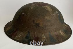 WWI Doughboy Helmet 1st Infantry Division & Big Red One & I Corps Markings