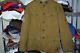 WWI Doughboy Wool Jacket Coat with Patches DAMAGE Horstmann Philadelphia Buttons