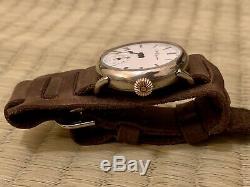 WWI Elgin Trench Watch With Vintage Strap With Stevo Strap Fury Strap