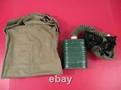 WWI Era AEF US Army Gas Mask & Canvas Carry Bag Original NICE Condition #1