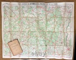 WWI Era Cartes Taride Maps Lot with Covers Nos. 3, 6, 6bis, 27 Vintage