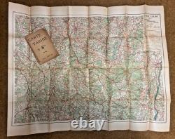 WWI Era Cartes Taride Maps Lot with Covers Nos. 3, 6, 6bis, 27 Vintage