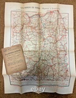 WWI Era Cartes Taride Maps Lot with Covers Nos. 3, 6, 6bis, 27 Vintage