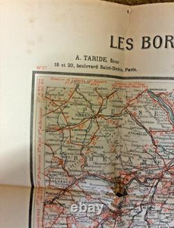 WWI Era Cartes Taride Maps Lot with Covers Nos. 3, 6, 6bis, 27 Vintage
