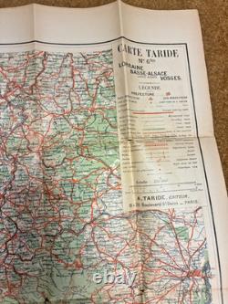 WWI Era Cartes Taride Maps Lot with Covers Nos. 3, 6, 6bis, 27 Vintage
