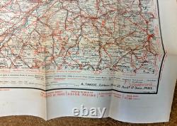 WWI Era Cartes Taride Maps Lot with Covers Nos. 3, 6, 6bis, 27 Vintage