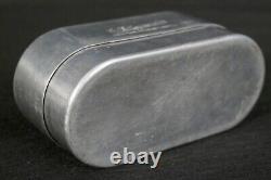 WWI Era Early Aviation or Motorcycle Goggles Tin Case'Luxor Goggle No. 6' Rare