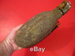 WWI Era Imperial German Army Water Bottle Canteen withCup Dated 1917 Original