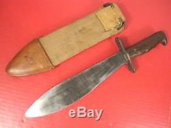 WWI Era M1917 CT Bolo Knife withScabbard Plumb St. Louis Dated 1918 Excellent