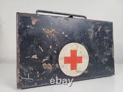 WWI Era Medical Kit Tin Full US Military Vintage Army Air Force USN RARE
