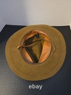 WWI Era US Army Hat withinfantry Cords & 5 Stitch Brim