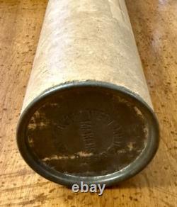 WWI Era United States Marine Corps War Service Certificate With Mailing Tube