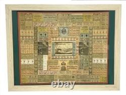 WWI Framed Ration Coupon Collage Folk Art Strasbourg Alsace Germany Trench 1917