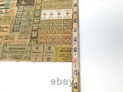 WWI Framed Ration Coupon Collage Folk Art Strasbourg Alsace Germany Trench 1917