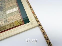 WWI Framed Ration Coupon Collage Folk Art Strasbourg Alsace Germany Trench 1917