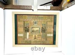 WWI Framed Ration Coupon Collage Folk Art Strasbourg Alsace Germany Trench 1917