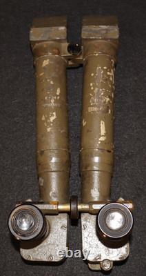 WWI French Army Trench Binoculars 8X24 Decigrads S. R. P. I. Rabbit Ears, Working