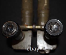 WWI French Army Trench Binoculars 8X24 Decigrads S. R. P. I. Rabbit Ears, Working WWI French Army Trench Binoculars 8X24 Decigrads S. R. P. I. Rabbit Ears, Working