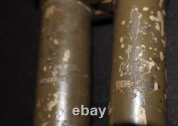 WWI French Army Trench Binoculars 8X24 Decigrads S. R. P. I. Rabbit Ears, Working