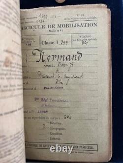 WWI French Insignia Lot Livret Militaire ID Book ID Bracelet Dog Tag Verdun
