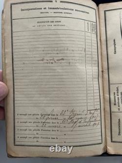 WWI French Insignia Lot Livret Militaire ID Book ID Bracelet Dog Tag Verdun