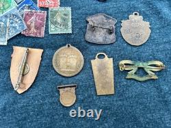 WWI French Insignia Lot Livret Militaire ID Book ID Bracelet Dog Tag Verdun