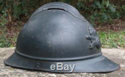 WWI French M15 Adrian Artillery Helmet