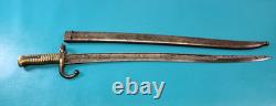 WWI French Model 1866 Chassepot Bayonet + Sheath TR2027