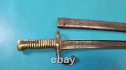 WWI French Model 1866 Chassepot Bayonet + Sheath TR2027