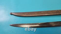 WWI French Model 1866 Chassepot Bayonet + Sheath TR2027