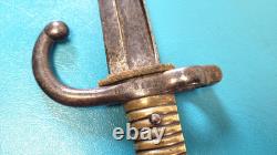WWI French Model 1866 Chassepot Bayonet + Sheath TR2027