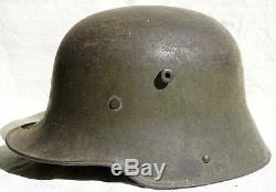 WWI GERMAN ARMY Mail-Home HELMET With LINER WW1