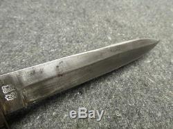 WWI GERMAN PRIVATE PURCHASE COMBINATION FIGHTING KNIFE / BAYO-WKC