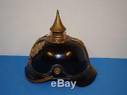 Wwi German Spiked Helmet, Pickelhaube, Unit Marked, Old Collection Fresh