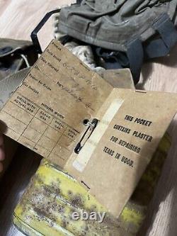 WWI Gas Mask And Bag Named Grouping Machine Gun 1st Battalion Word War Great 1