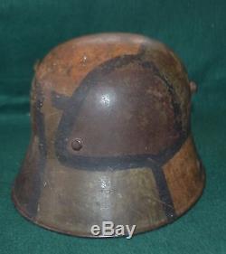 WWI German Austrian Helmet M16 M17 Original Camo WW1