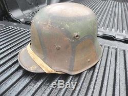 WWI German Camo Helmet