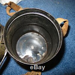 WWI German Gas Mask & Canister with all Straps + extra lenses M1917 WW1 Original