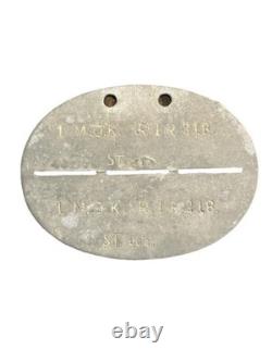 WWI German Imperial Soldier ID Disc Dog Tag Ernst Kneissler POW Casualty Listed