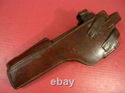 WWI German Leather Harness for Mauser C96 Broomhandle Pistol Stock Holster 1917