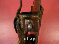 WWI German Leather Harness for Mauser C96 Broomhandle Pistol Stock Holster 1917