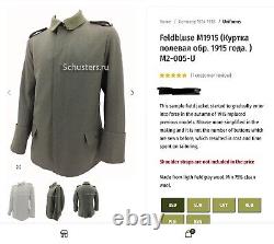 WWI German M 15 uniform made by Schuster. Size 52/188 (42 US)