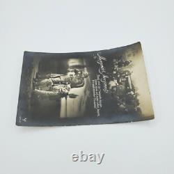 WWI German Original Military Patriotic Postcard Morgenrot Soldier Scene Unposted