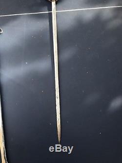WWI German Prussian M1889 Sword With Folding Guard And Scabbard
