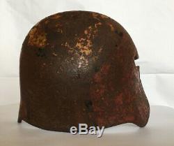 WWI German Stirnpanzer Helmet Camo WW 1 Camouflage Frontplate WW I Stahlhelm WW1