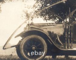 WWI German Wire Cutter Assault Car Real Photo Postcard Army