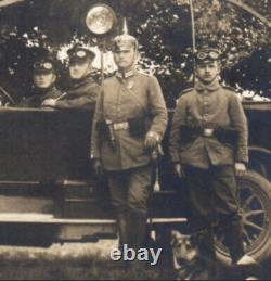 WWI German Wire Cutter Assault Car Real Photo Postcard Army