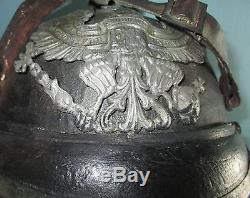WWI German prussian pickelhaube cap Hat pointed helmet mutze shako bonnet kepi