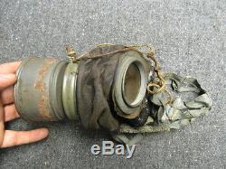 WWI IMPERIAL GERMAN ARMY GAS MASK With CAN, FILTER, & SPARE LENSES